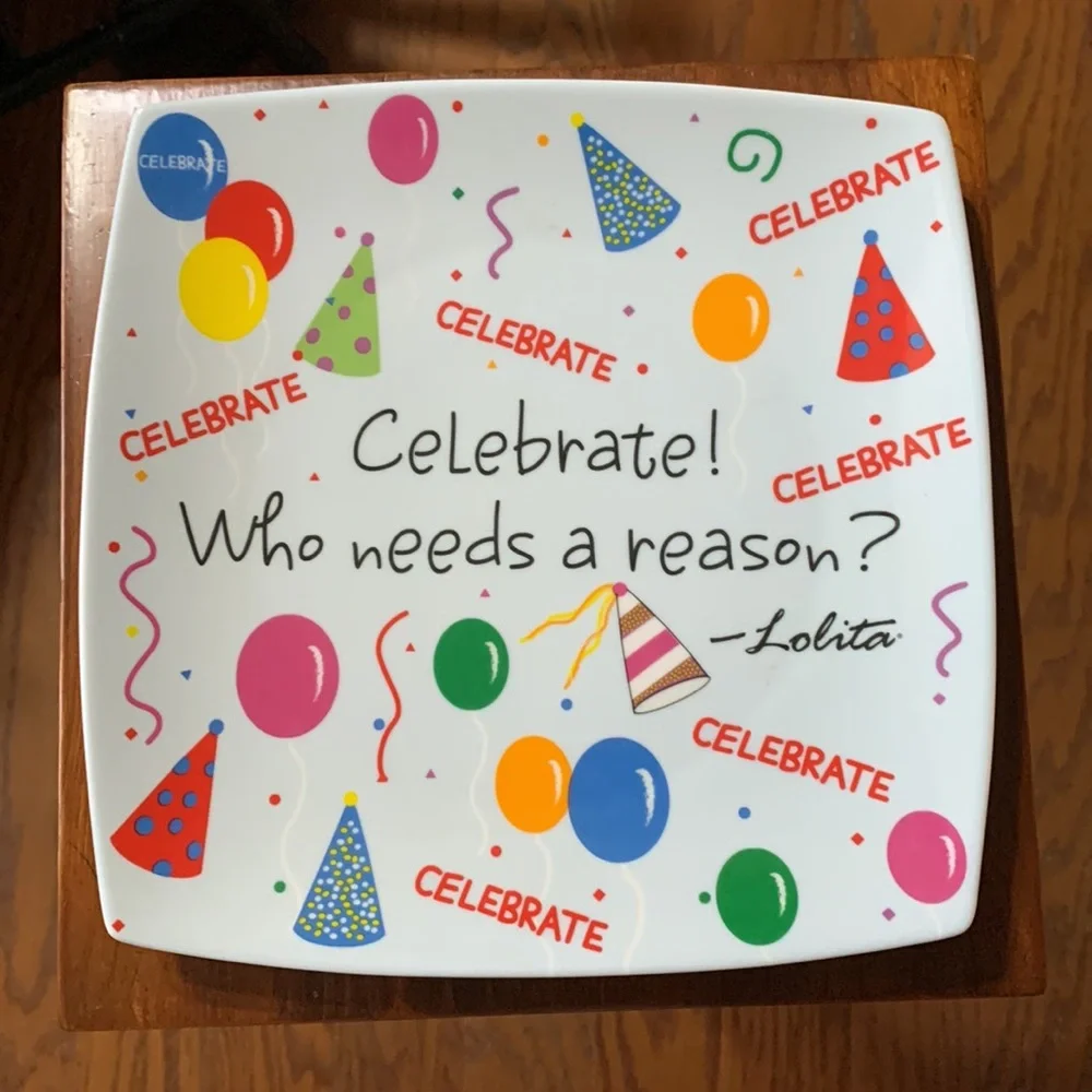 Lolita Celebrate Party Plate - Multicolor